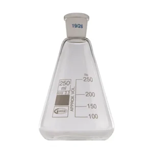 Conical flasks within the range  250 cm3, Flask conical 250ml B19/26 (Each)