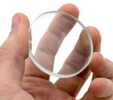 Converging lens with a focal length f = 15 cm Lens, Biconcave, 50mm dia, Focal Length 150mm (Pack of 10 )