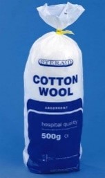 White Absorbent Cotton Wool