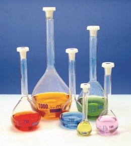 Flask, Volumetric with stopper 200ml
