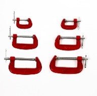 G-clamp, Assorted G-Clamps – Pack of 6