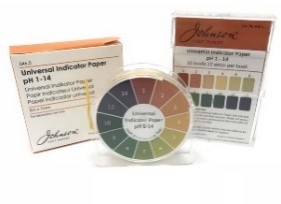 Indicator Paper, pH 1-14, Book(20 leaves) (Pack 10)