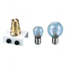 Low-voltage filament bulbs in holders, Bulbs, SBC Cap, Radial Filament, 12 V, 21 W