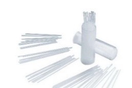 Melting Point Tubes 100 mm, Sealed One End Soda Glass. Outside diameter 1.8-2.0 mm. Wall thickness 0.28-0.32 mm. Pack Size: 100