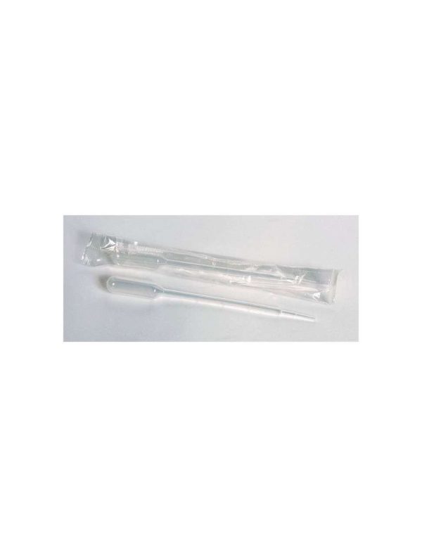 Pasteur Pipettes, Plastic, 3 mL Graduated plastic pipette. LDPE. Pack Size: 500