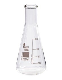 Narrow Mouth Conical Flask – 250ml – Pack of 12 Pack of twelve