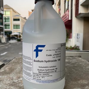 Sodium Hydroxide 1M, 2.5 L Sodium hydroxide 1M (1.0N) std solution (caustic soda)
