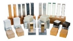 Glass or Perspex block, rectangular and semi-circular, Materials Kit