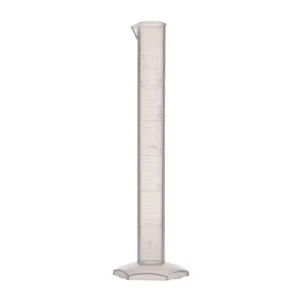 measuring cylinder, 50 cm3 Measuring Cylinder, Polypropylene – 50ml – Pack of 12