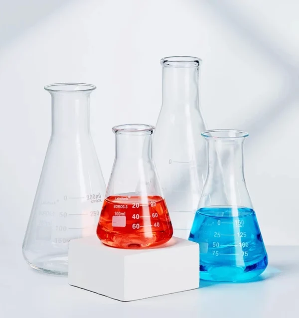 High borosilicate Erlenmeyer flask bell mouth/wide mouth - Image 3