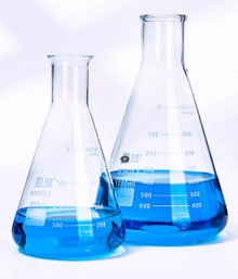 High borosilicate Erlenmeyer flask bell mouth/wide mouth