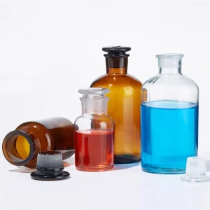 High borosilicate glass transparent screw mouth