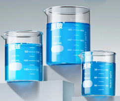 Low glass beaker