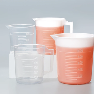 Thicken PE plastic beaker (with handle and spout)