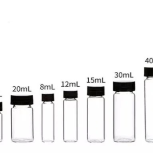 Glass Sample bottle (Transparent with Graduation)