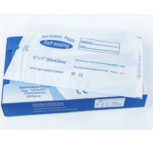 Self-closing /zip lock bags for sterilization