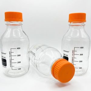 Media bottles with screw cap, 500mL Borosilicate media bottles
