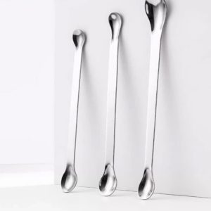 Spatula, Spoon End, 200mm Stainless steel
