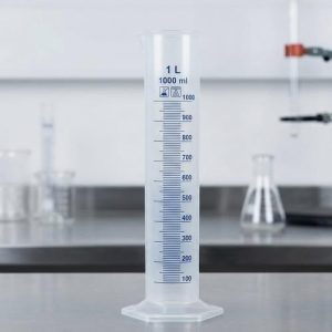 Plastic PP measuring cylinder, Autoclavable, graduated – 1L