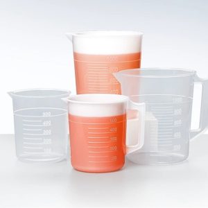 Beaker, PP Graduated beakers with handle and spout(Model Y) 5000ml, 1L, 2L